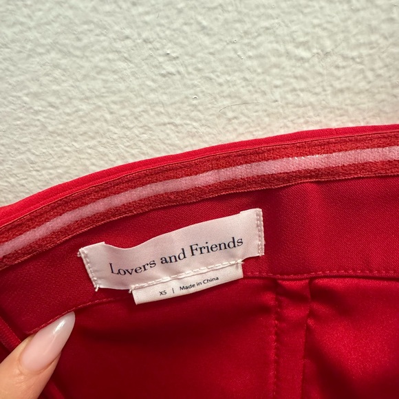 Lovers + Friends Red Sweetheart Bodycon Dress - Picture 4 of 6